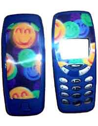 Nokia 3310 Happy Face Blue Fascia