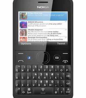 Nokia Asha 210 SIM-Free Mobile Phone - Black