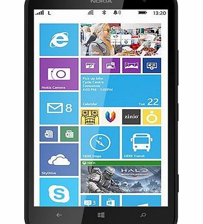 Nokia Lumia 1320 Black Sim Free Mobile Phone