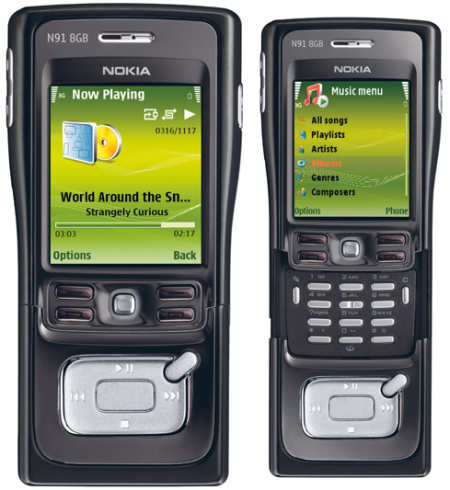 Nokia N91 8GB BLACK MUSIC PHONE UNLOCKED
