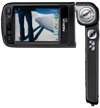Nokia N93 UNLOCKED GSM CELL PHONE BLACK
