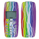 Nokia Patterned Fascia Rainbow Streaks