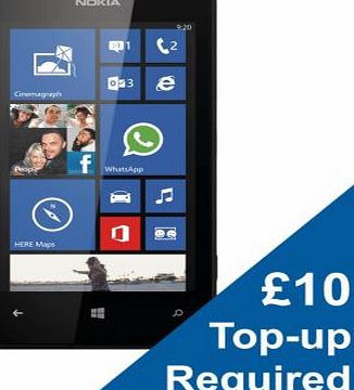 Nokia T-Mobile Nokia Lumia 520 Mobile Phone - Black