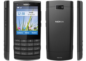 Nokia X3-02 T-Mobile Pay As You Go Mobile Phone - Dark Metal