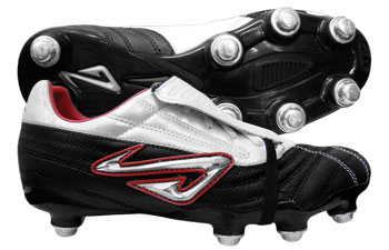  Spoiler SG Football Boots Black /White/ Red