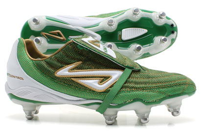Glove SG Football Boots Green Gold / White