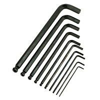Non-Branded 10 Piece Long Arm Hex Key Set
