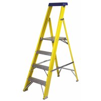 Non-Branded 10 Tread Fibreglass Platform Step Ladder