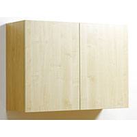 Non-Branded 1000x715mm Wall Unit Linea Maple