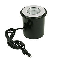 Non-Branded 6 LED Round Garden Ground Lights 2 Pk