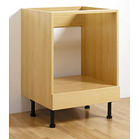 Non-Branded 600mm Built Under Oven Housing Unit Shaker Beech