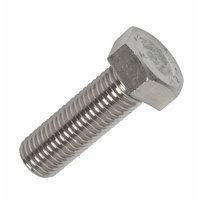 Non-Branded A2 Stainless Steel Set Screws M20 x 60 Pack of 5