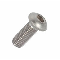 Non-Branded A2 Stainless Steel Socket Button Screws M8 x 20mm Pack of 50