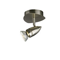 Non-Branded Adjustable Spotlight Single Matt Chrome