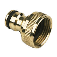 Non-Branded andfrac34;andquot; Brass Hose Tap Connector