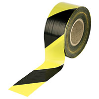 Non-Branded Barrier Tape 75mmandtimes;500m Black / Yellow