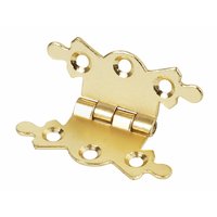 Butterfly Hinge Electro Brass 40mm Pack of 20