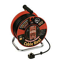 Non-Branded Cable Reel 4 Socket 240V 50m