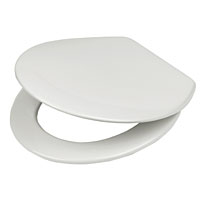 Non-Branded Carrara and Matta Soft-Close Toilet Seat White