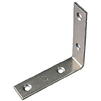 Non-Branded Corner Braces Zinc Plated 76.5 x 76.5 x 16.5mm Pack of 10