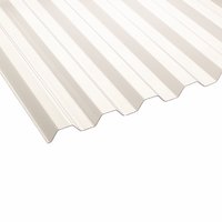 Non-Branded Corrugated PVCu Sheet 1.83 x 1.09m Clear Pack of 10