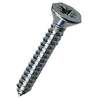 Non-Branded Countersunk Head Self-Tappers 6 x 1 Pack of 100