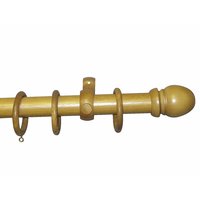 Non-Branded Curtain Pole Teak 28mm x 2.4m