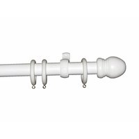 Non-Branded Curtain Pole White 28mm x 2.4m