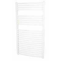 Non-Branded Curved White Towel Radiator 500 x 1100mm