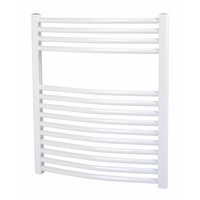 Non-Branded Curved White Towel Radiator 500 x 700mm 1126Btu 330W