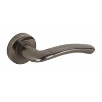 Non-Branded Door Handle Ashala Dimple Black Iridium