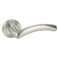 Non-Branded Door Handle Roxia Satin Chrome Plated