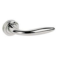Non-Branded Door Handle Soft Polished Chrome