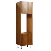 Non-Branded Double Oven Housing Unit Gullwing Walnut 600mm