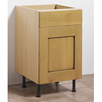 Non-Branded Drawerline Base Unit Rustic Oak 500mm