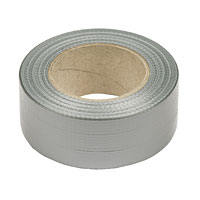 Non-Branded Duck Power Tape Silver 50mm x 50m Pack of 2