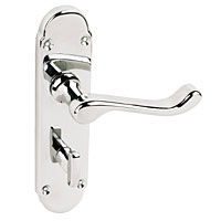 Non-Branded Eclipse WC Door Handle Chromaxe Polished Chrome