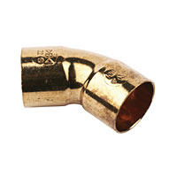 Non-Branded End Feed 45anddeg; Elbow 22mm Pack of 10