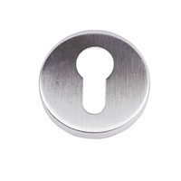 Escutcheon Euro Profile Stainless Steel Pack of 2