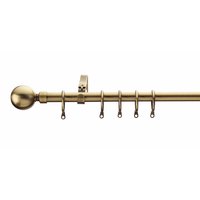 Non-Branded Extendable Curtain Pole Antique Brass 16mm x
