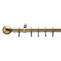 Non-Branded Extendable Curtain Pole Antique Brass 25mm x