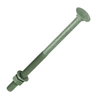Non-Branded Exterior Coach Bolts M10 x 200mm Pack of 10