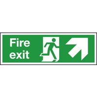 Non-Branded Fire Exit Arrow Right Sign
