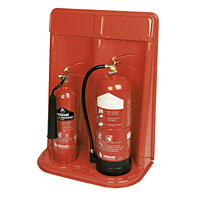 Fire Trolley Extinguishers Stand and Extinguishers