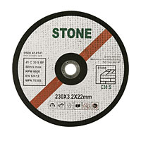 Non-Branded Flat Stone Cutting Disc 230 x 3.2 x 22mm Pack of 10