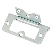 Non-Branded Flush Hinges 75mm Pack of 20 (10 Pairs)