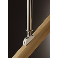 Non-Branded Fusion Staircase Baluster 700mm Brushed Nickel Effect