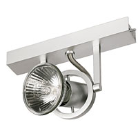 Non-Branded GU10 Aluminium Tandem Single Spotlight 75W