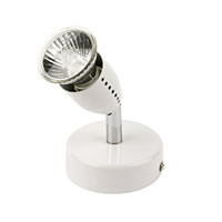 Non-Branded Halogen Downlighter Single Spotlight White