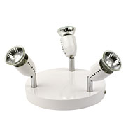 Non-Branded Halogen Triple Plate Spotlight White